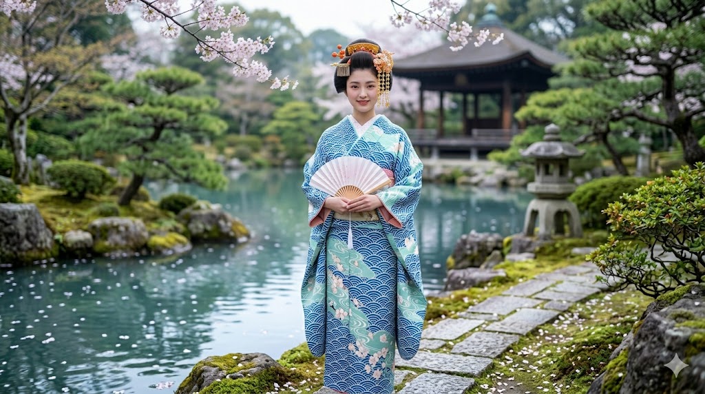 Kimono pattern wave nami seigaiha meaning