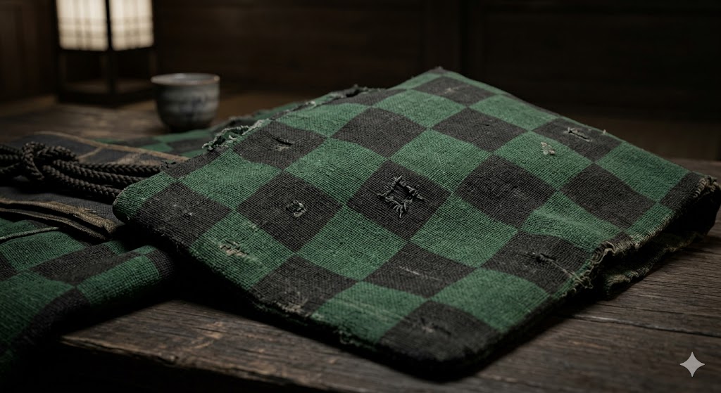 Tanjiro ichimatsu checkerboard haori pattern — demon slayer kimono pattern meaning