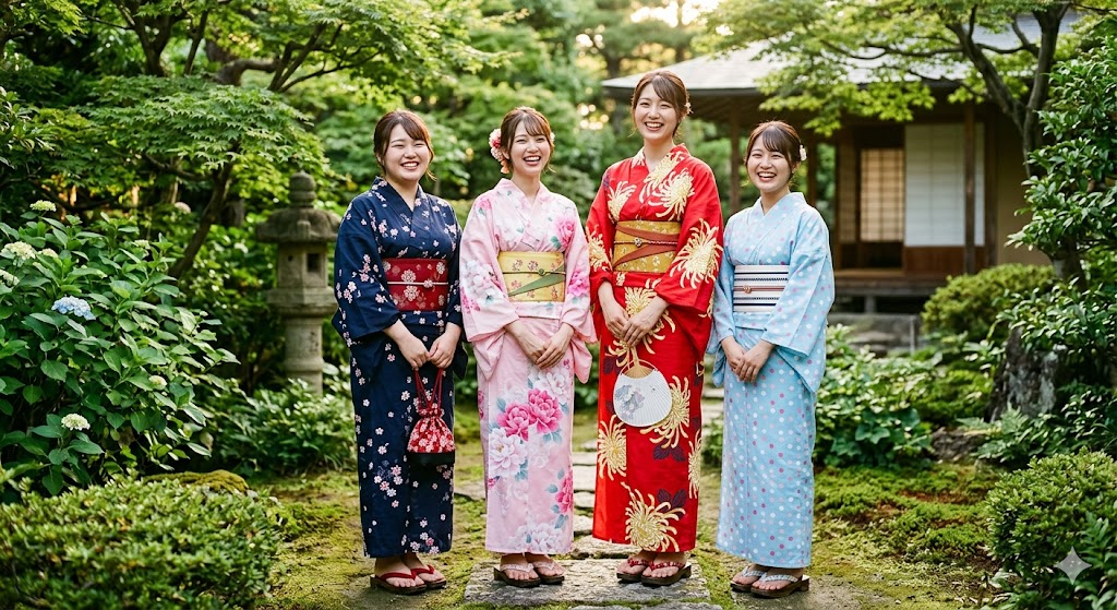 yukata outfit women body type skin tone guide